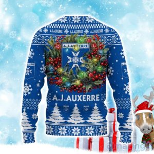 AJ Auxerre Ugly Christmas Sweater Gift Ideas For Fans Product Photo 3