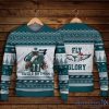 A.J. Brown Philadelphia Eagles Swole Batman Fly To Glory NFL Christmas Ugly Sweater