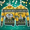 AJ Dillon Green Bay Packers Packers For Life NFL Christmas Ugly Sweater