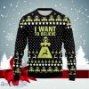 Alien Want To Believe Ugly Christmas Sweater For Men Women Style Gift