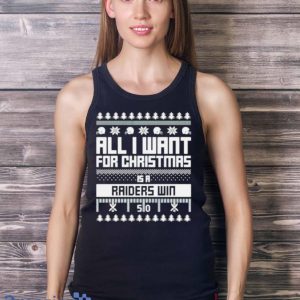 All I Want For Christmas Is A Las Vegas Raiders Win Ugly Christmas Shirt Product Photo 5