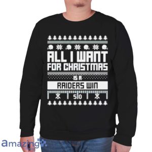 All I Want For Christmas Is A Las Vegas Raiders Win Ugly Christmas Shirt Product Photo 10