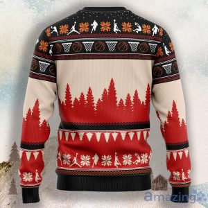 All I Want For Christmas Is More Time For Basketball Ugly Christmas Sweater For Men & Women Product Photo 2