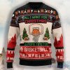 All I Want For Christmas Is More Time For Basketball Ugly Christmas Sweater For Men & Women