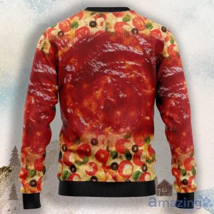 All I Want For Christmas Is Pizza Ugly Christmas Sweater For Men & Women Product Photo 2