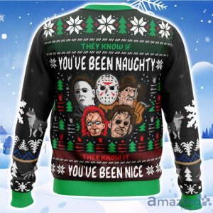 An Ugly Slasher Horror Movie Ugly Christmas Sweater Product Photo 2