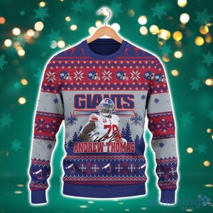 Andrew Thomas New York Giants Your Lack Of Taste Offends Me NFL Christmas Ugly Sweater Product Photo 2