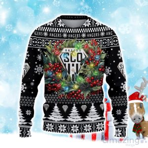 Angers SCO Ugly Christmas Sweater Gift Ideas For Fans Product Photo 2
