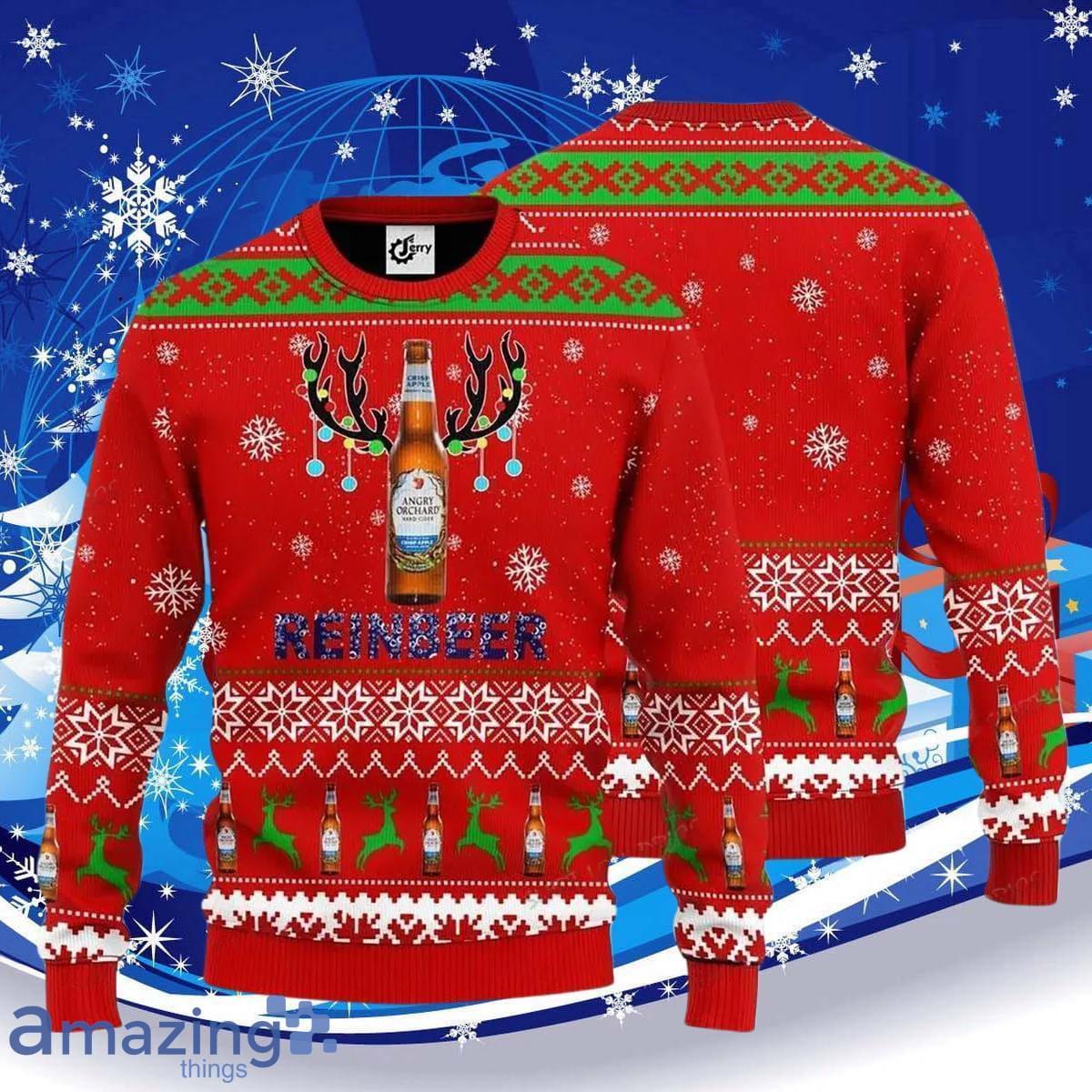 Angry Orchard Reinbeer Ugly Christmas Sweater Special Gift For Men And Women Product Photo 1