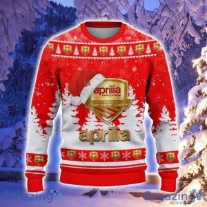 Aprilia Santa Hat Pattern Ugly Christmas Sweater For Men And Women Product Photo 2