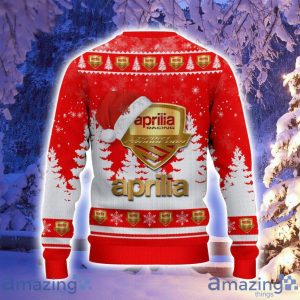 Aprilia Santa Hat Pattern Ugly Christmas Sweater For Men And Women Product Photo 3