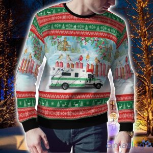Argyle Emergency Squad, Argyle, New York Christmas Aop Ugly Sweater Holiday Sweater Gift Product Photo 2