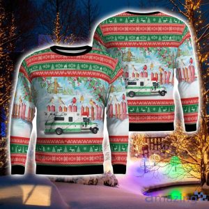 Argyle Emergency Squad, Argyle, New York Christmas Aop Ugly Sweater Holiday Sweater Gift Product Photo 1