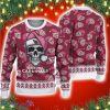 Arizona Cardinals Christmas Skull Sport Ugly Christmas Sweater 3D