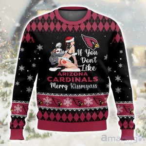 Arizona Cardinals Kissmyass Ugly Christmas Sweater Product Photo 1