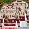 Arizona Coyotes Grinch Ugly Christmas Sweater Ice Hockey NHL Christmas Gift 3D Sweater Custom Name