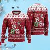 Arkansas Razorbacks Ho Ho Ho Santa’s Reindeer Ugly Christmas Sweater Xmas Gift For Fans Custom Name