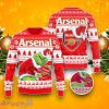 Arsenal Grinch 3D Ugly Christmas Sweater, Best Gift Ideas 2023 For Fans