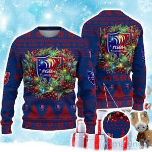 AS Beziers Herault Ugly Christmas Sweater Gift Ideas For Fans Product Photo 1
