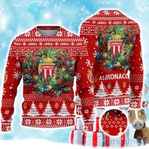 AS Monaco Ugly Christmas Sweater Gift Ideas For Fans Product Photo 1