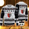 Ascoli Calcio 1898 Ugly Christmas Sweater Snowflake Pattern Pattern 3D Sweater Holiday Gift Ideas For Men And Women