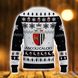 Ascoli Calcio 1898 Ugly Christmas Sweater Snowflake Pattern Pattern 3D Sweater Holiday Gift Ideas For Men And Women Product Photo 3