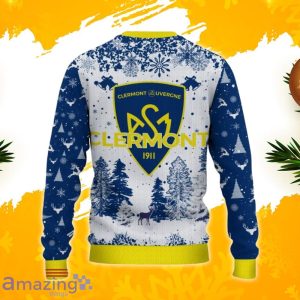 ASM Clermont Auvergne Ugly Christmas Sweater, Xmas Gift Ideas 2023 For Fans Product Photo 3