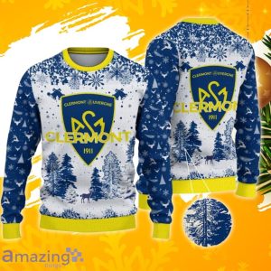 ASM Clermont Auvergne Ugly Christmas Sweater, Xmas Gift Ideas 2023 For Fans Product Photo 1