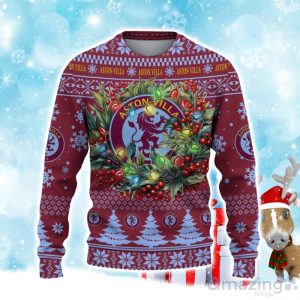 Aston Villa F.C Ugly Christmas Sweater Gift Ideas For Fans image Aston Villa F.C Ugly Christmas Sweater Gift Ideas For Fans Product Photo 2