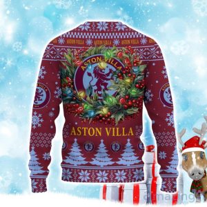 Aston Villa F.C Ugly Christmas Sweater Gift Ideas For Fans image Aston Villa F.C Ugly Christmas Sweater Gift Ideas For Fans Product Photo 3