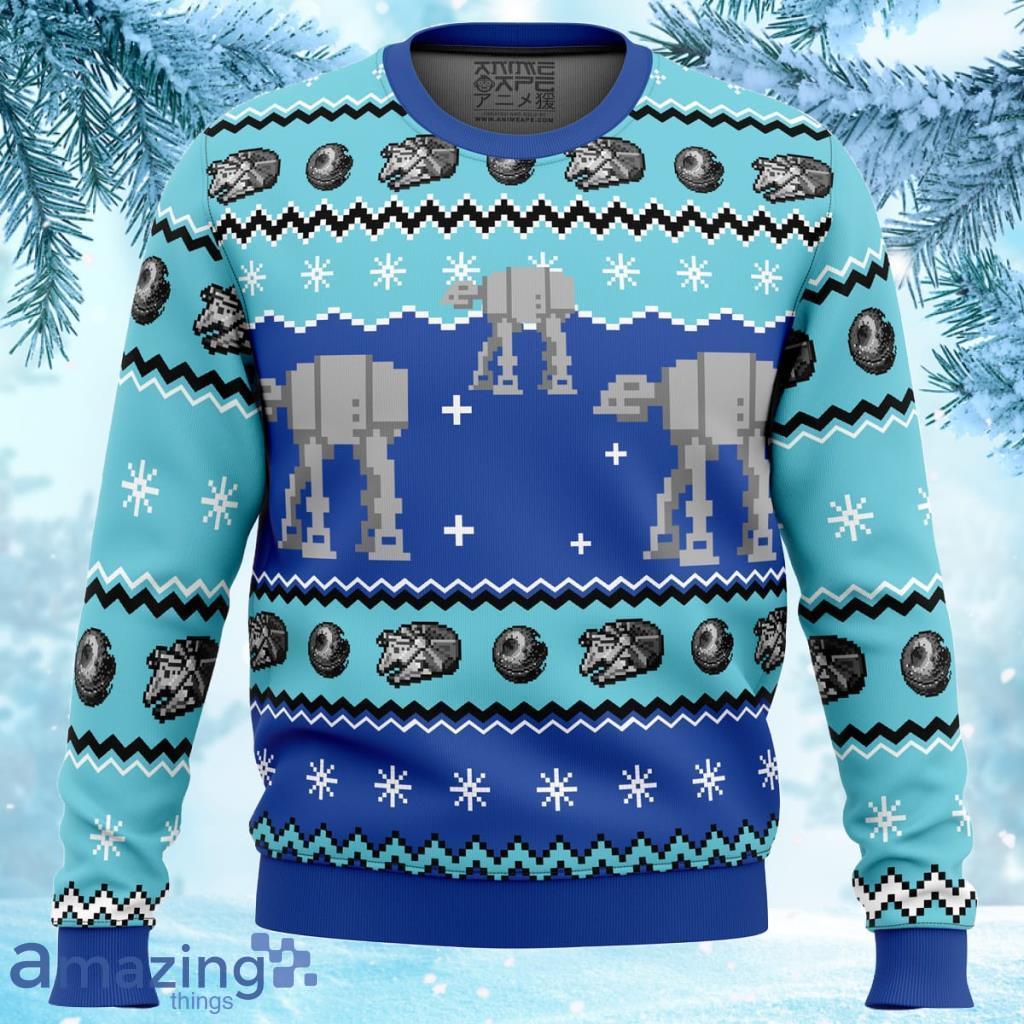 At At Walker Ugly Christmas Sweater Gift For Men And Women image At-At Walker Ugly Christmas Sweater Gift For Men And Women Product Photo 1