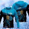 At& Logo Baby Groot Hoodie 3D All Over Print Gift For Men And Women