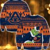Auburn Tigers Grinch Christmas Ugly Christmas Sweater Funny Gift Christmas Sweater