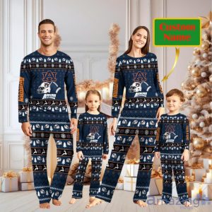 Auburn Tigers Personalized Christmas Pajamas For Fans Product Photo 1