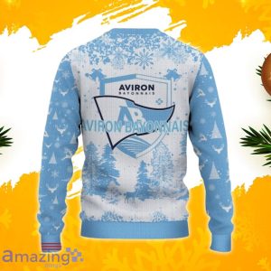 Aviron Bayonnais Ugly Christmas Sweater, Xmas Gift Ideas 2023 For Fans Product Photo 3