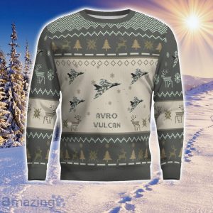 Avro Vulcan Aircraft Ugly Christmas Sweater Aircraft Lover Gift Veteran Aircraft All Over Printed Sweater Product Photo 2
