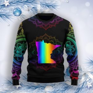 Awesome Minnesota Ugly Christmas Sweater Product Photo 1