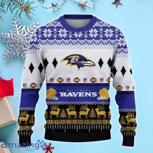 Baltimore Ravens National Football League Christmas Sweater Xmax Gifts image Baltimore Ravens National Football League Christmas Sweater Xmax Gifts Product Photo 2
