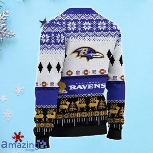 Baltimore Ravens National Football League Christmas Sweater Xmax Gifts image Baltimore Ravens National Football League Christmas Sweater Xmax Gifts Product Photo 3