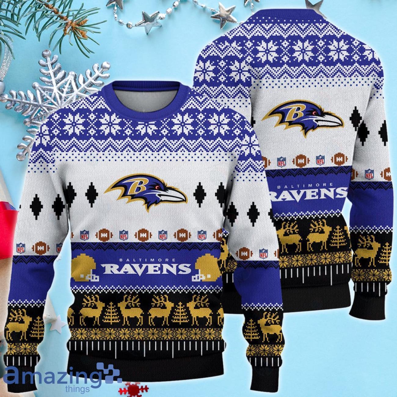 Baltimore Ravens National Football League Christmas Sweater Xmax Gifts image Baltimore Ravens National Football League Christmas Sweater Xmax Gifts Product Photo 1