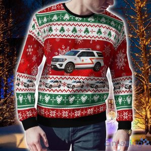 Barrington, Illinois, Barrington Countryside Fire Protection District Bt38 Aop Ugly Sweater Holiday Sweater Gift Product Photo 2