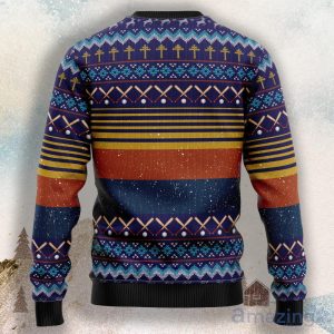 Baseball Jesus Save Ugly Christmas Sweater For Men & Women Product Photo 2