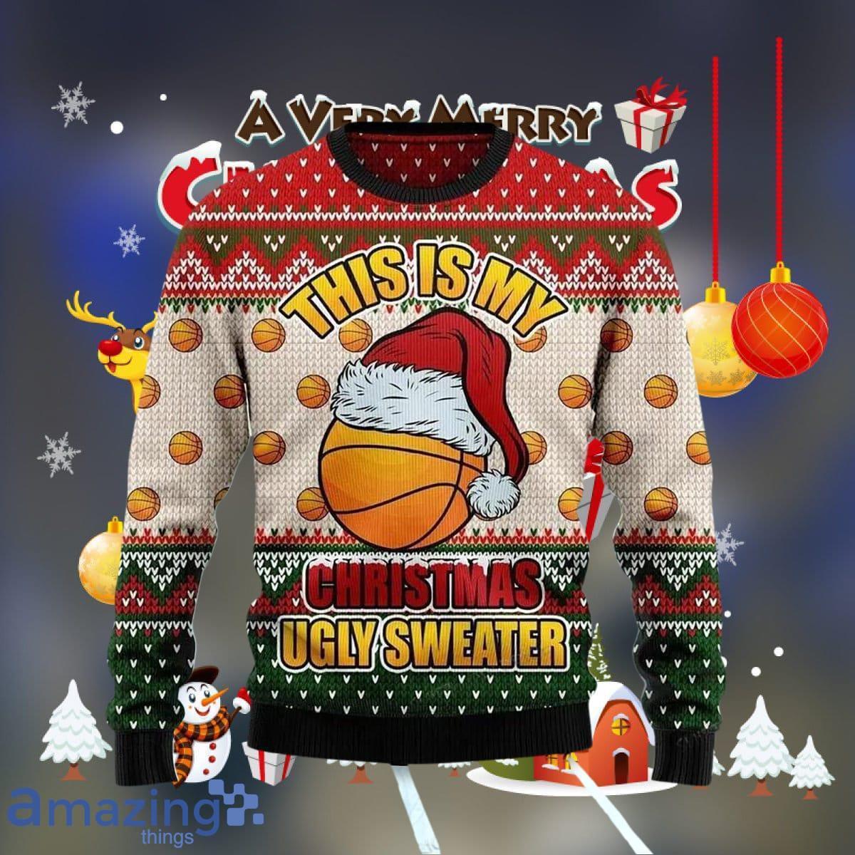 Basketball Ugly Christmas Sweater Special Gift For Men And Women Product Photo 1