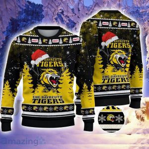 Bayreuth Tigers 3D Ugly Christmas Sweater Christmas Gift Product Photo 1