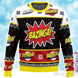 Bazinga The Big Bang Theory Ugly Christmas Sweater Xmas Gift For Men Women Product Photo 1