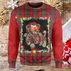 Bear Caro Motifs Ugly Christmas Sweater Style Gift For Men And Women
