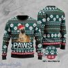 Belgian Malinois Santa Printed Christmas Ugly Christmas Sweater Xmas Christmas Gift 3D Sweater