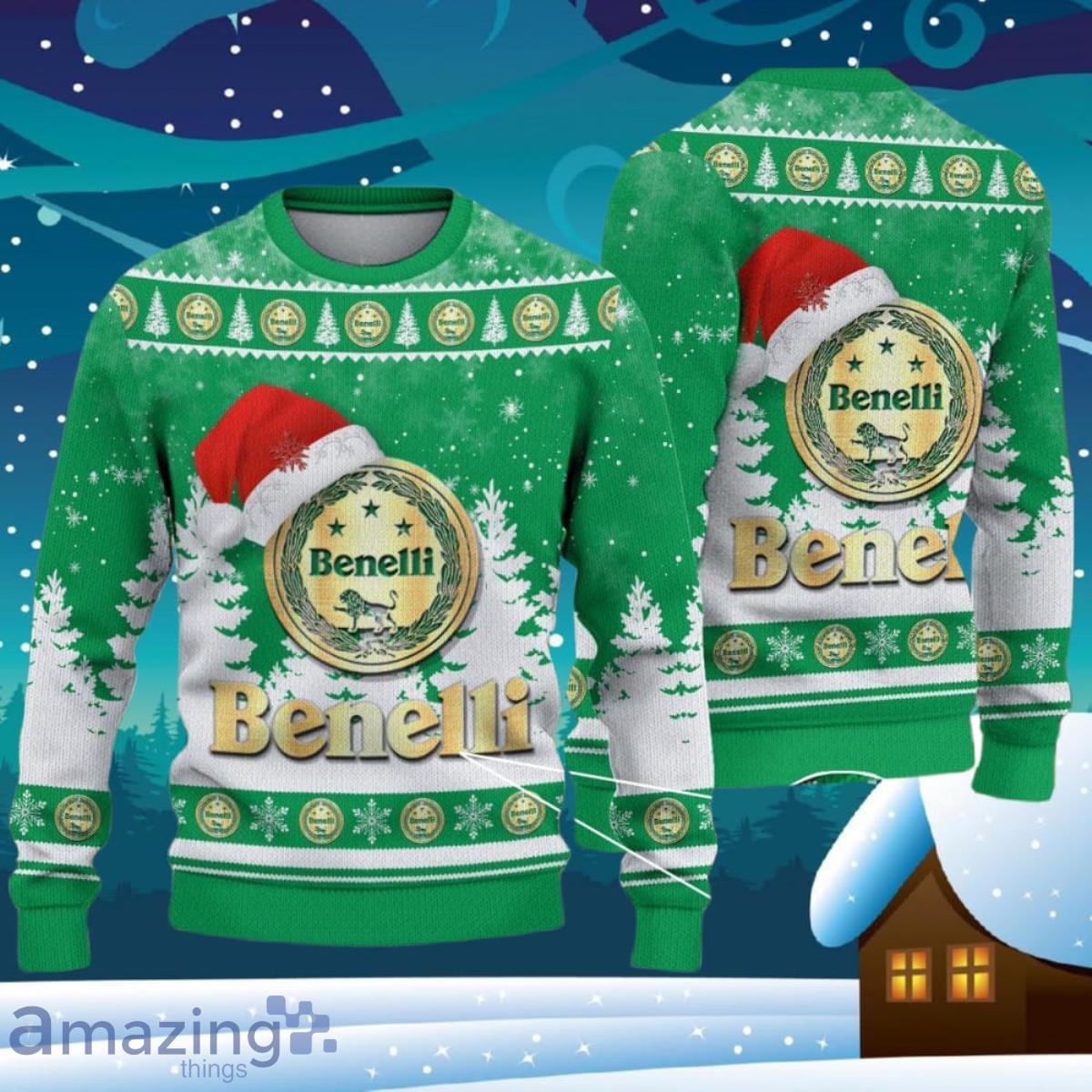 Benelli Ugly Christmas Sweater Unique Gifts For Men Women image Benelli Ugly Christmas Sweater Unique Gifts For Men Women Product Photo 1
