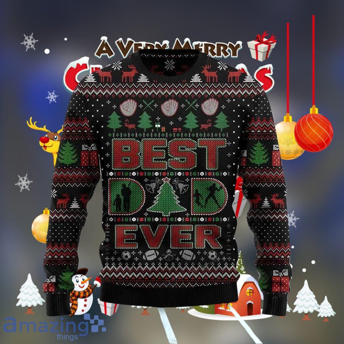 Best Dad Ever Ugly Christmas Sweater Special Gift For Men And Women Product Photo 1
