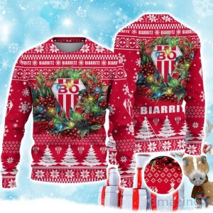 Biarritz Olympique Ugly Christmas Sweater Gift Ideas For Fans Product Photo 1